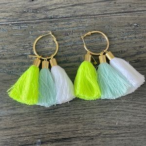 Mignonne Gavigan triple tassel earrings